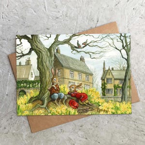 Daffodil Tune (carte vierge) 5 x 7 pouces