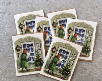 6 x Mr. Fox's Christmas (6 blank card)