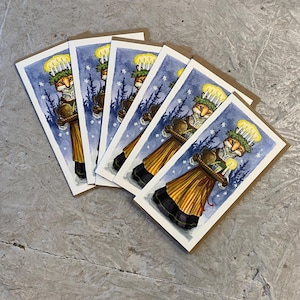 6 x Lucia Fox (6 smalle kaarten)