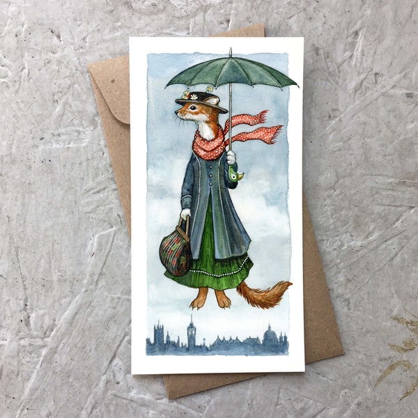 Practically Perfect (slim blank card)