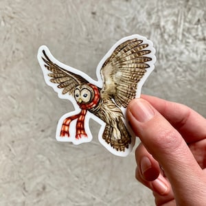 VINYL STICKER - Vliegende uil