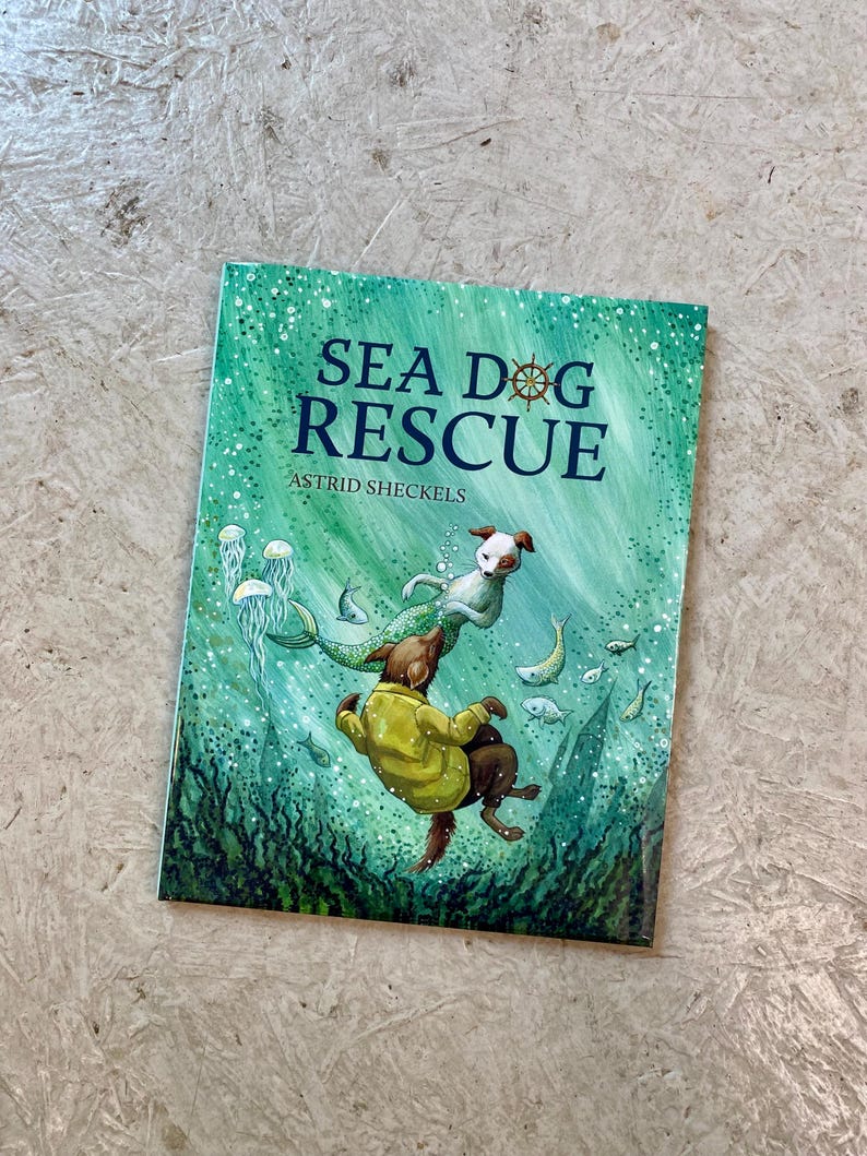 AUTOGRAPHED - Sea Dog Rescue - Picture Book (2025) - Etsy