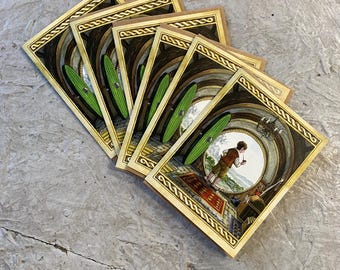 6 x Die Grüne Tür/Hobbit (6 leere Karten)