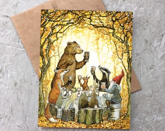 Autumn Feast (blank card)