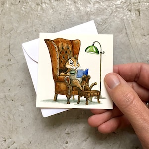 Chippy's Good Book (mini carte) 3 x 3 pouces