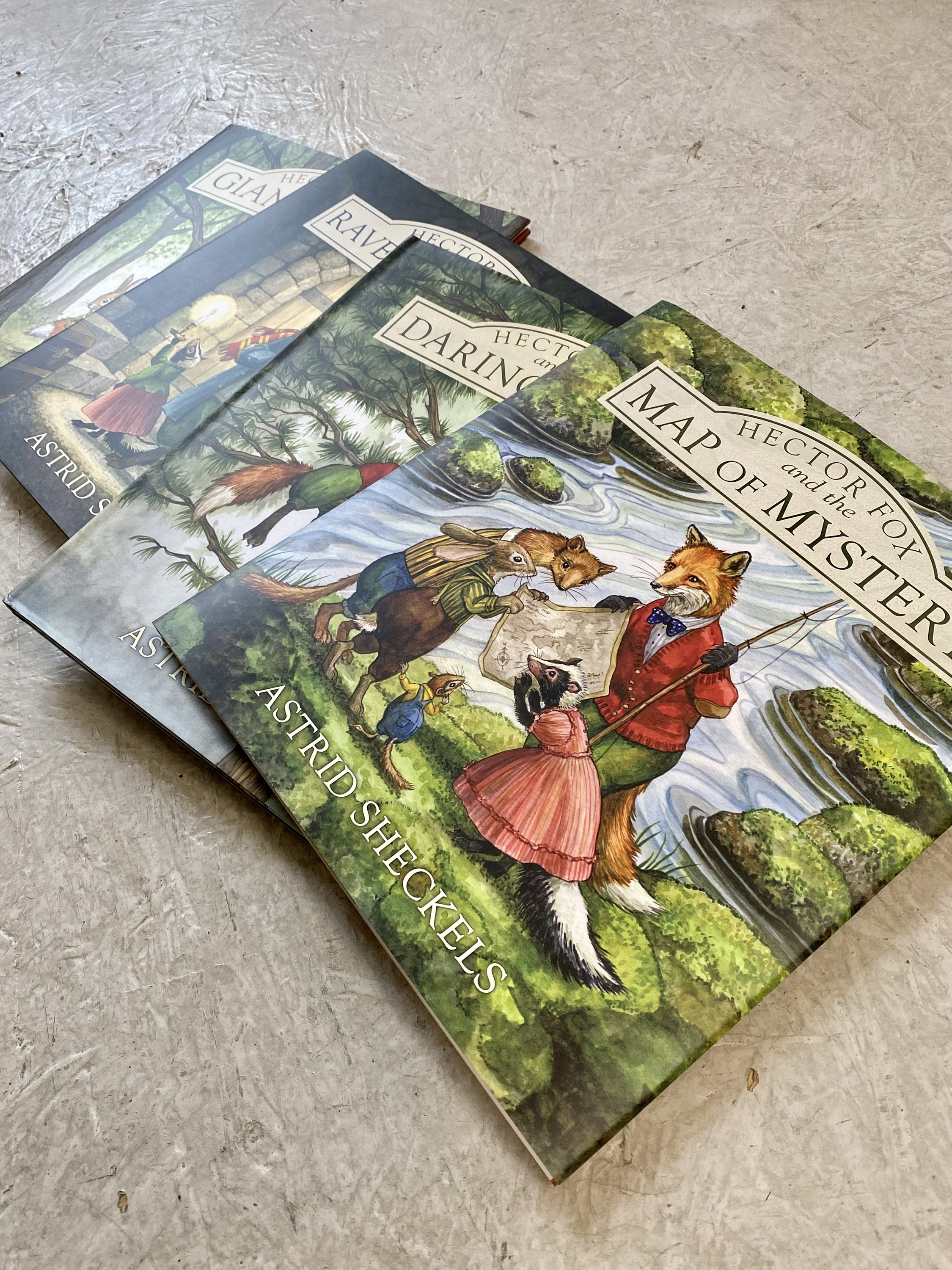 AUTOGRAPHED (books 1-4) Hector Fox and Friends Series (4