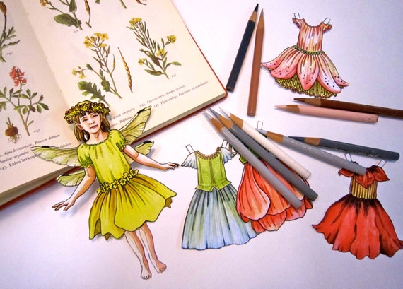 fairy paper dolls