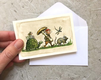 The Beastie Parade (minikaart) 2,6 x 4 inch