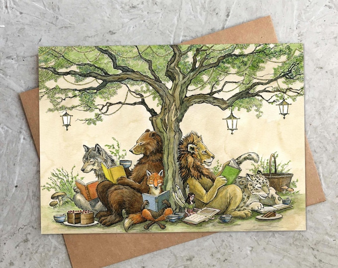 Under the Story Tree (blank card)