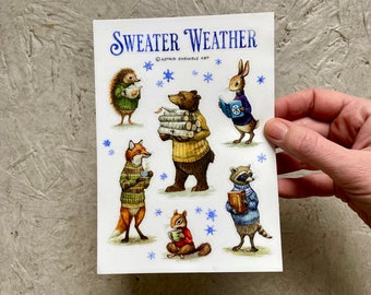 VINYL STICKER - Sweater Weather