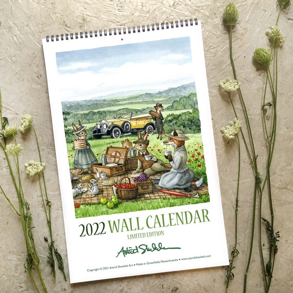2022 Wall Calendar - Large Art Calendar - Limited Edition