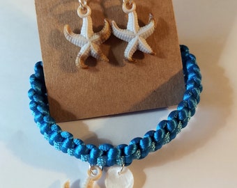 Starfish Earring and Bracelet Set