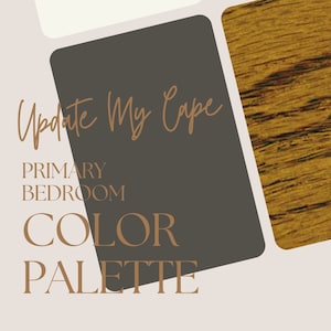 Bedroom Paint / Wood Stain Color Palette - Brands & Color Names