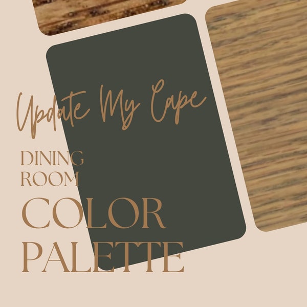 Dining Room Color Palette - Paint / Stain Brands & Colors