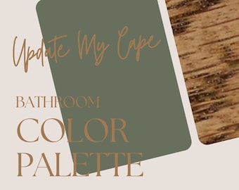 Bathroom Color Palette - Paint / Stain Brands & Colors