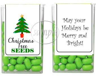 Christmas Tic Tac Stickers CHRISTMAS TREE SEEDS Tic Tac ...