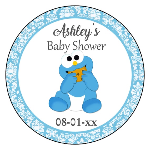 baby cookie monster baby shower decorations