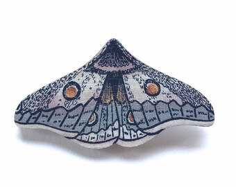 Moth Butterfly Pin Brooch, Insect Gift