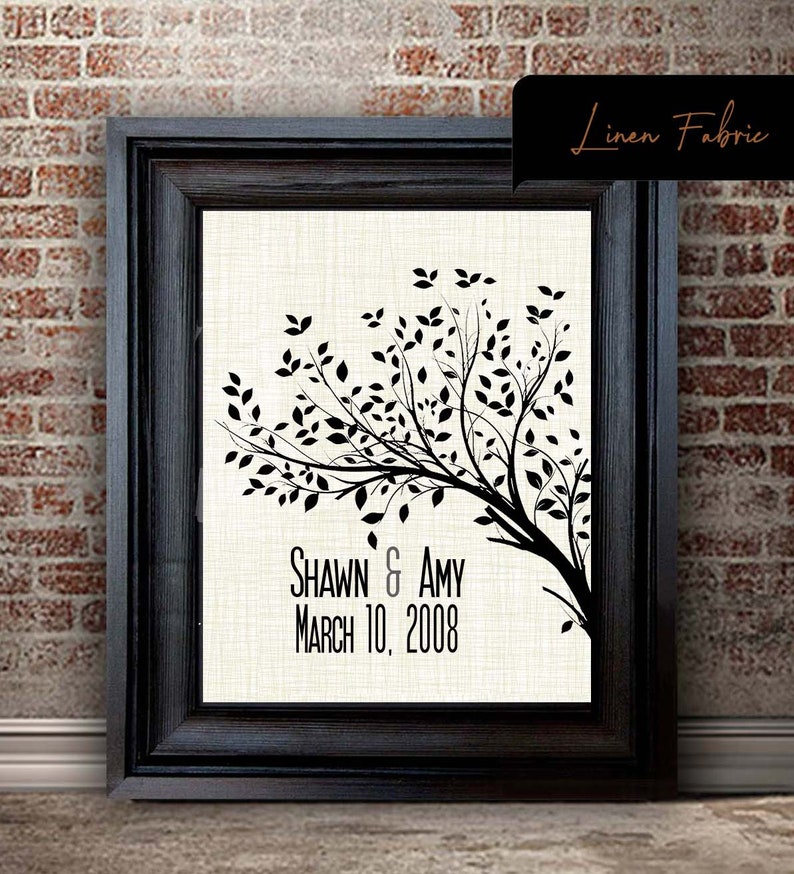 12th Anniversary Gift for Wife 12 Years Together Linen Etsy