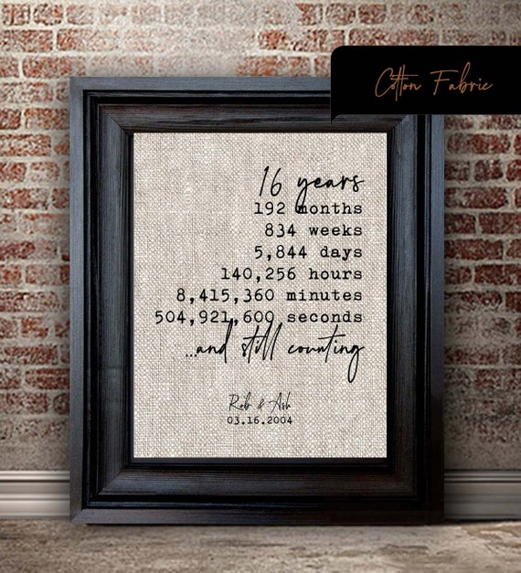 16th anniversary gifts for wife