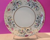 Vintage, hand painted, 10in, porcelain platter