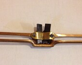 Antique, SOLID BRASS, carriage makers spokeshave