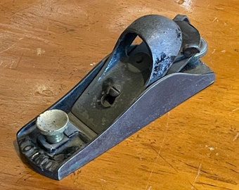 Vintage Union block plane low angle adjustable throat Excelsior style
