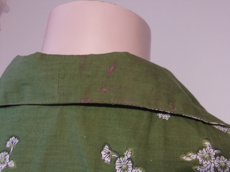 Fantastic 1950s novelty bandanna print day dress waist 26 great colourway
