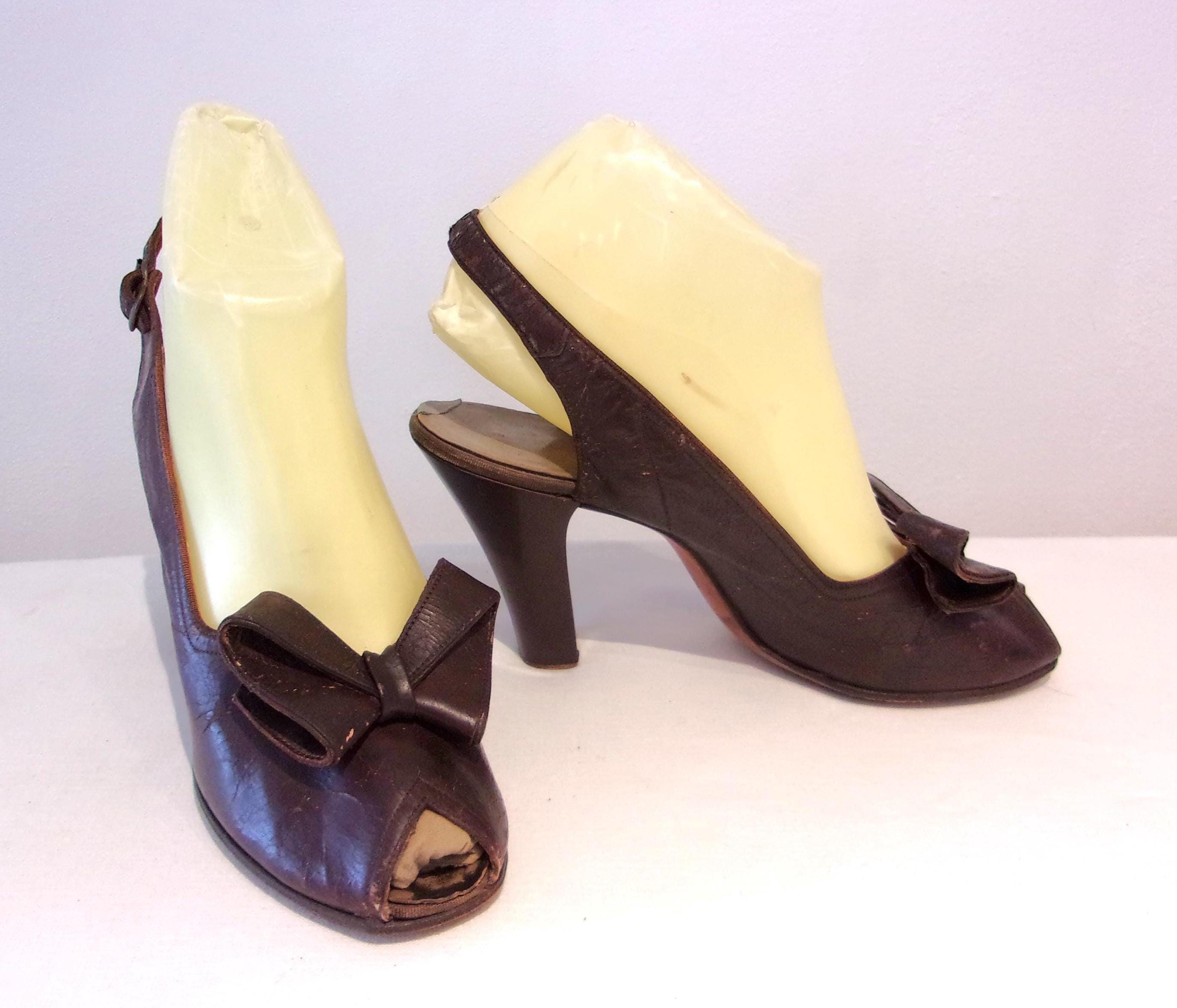Vintage 1940s shoes for women - Etsy 日本