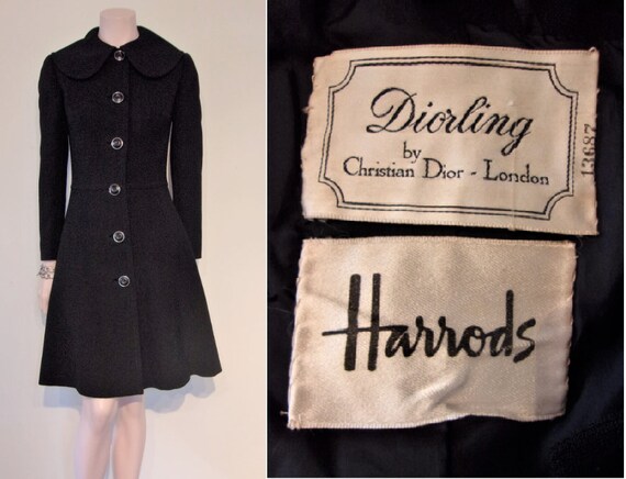 Superb late 1960s Diorling coat, fab silhouette bu