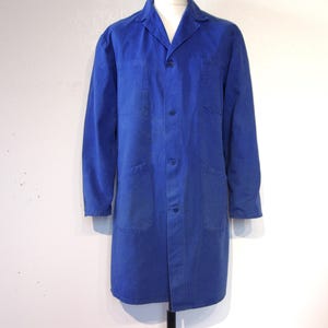 Vintage men&#39;s French workwear long jacket to fit Chest 42&quot;