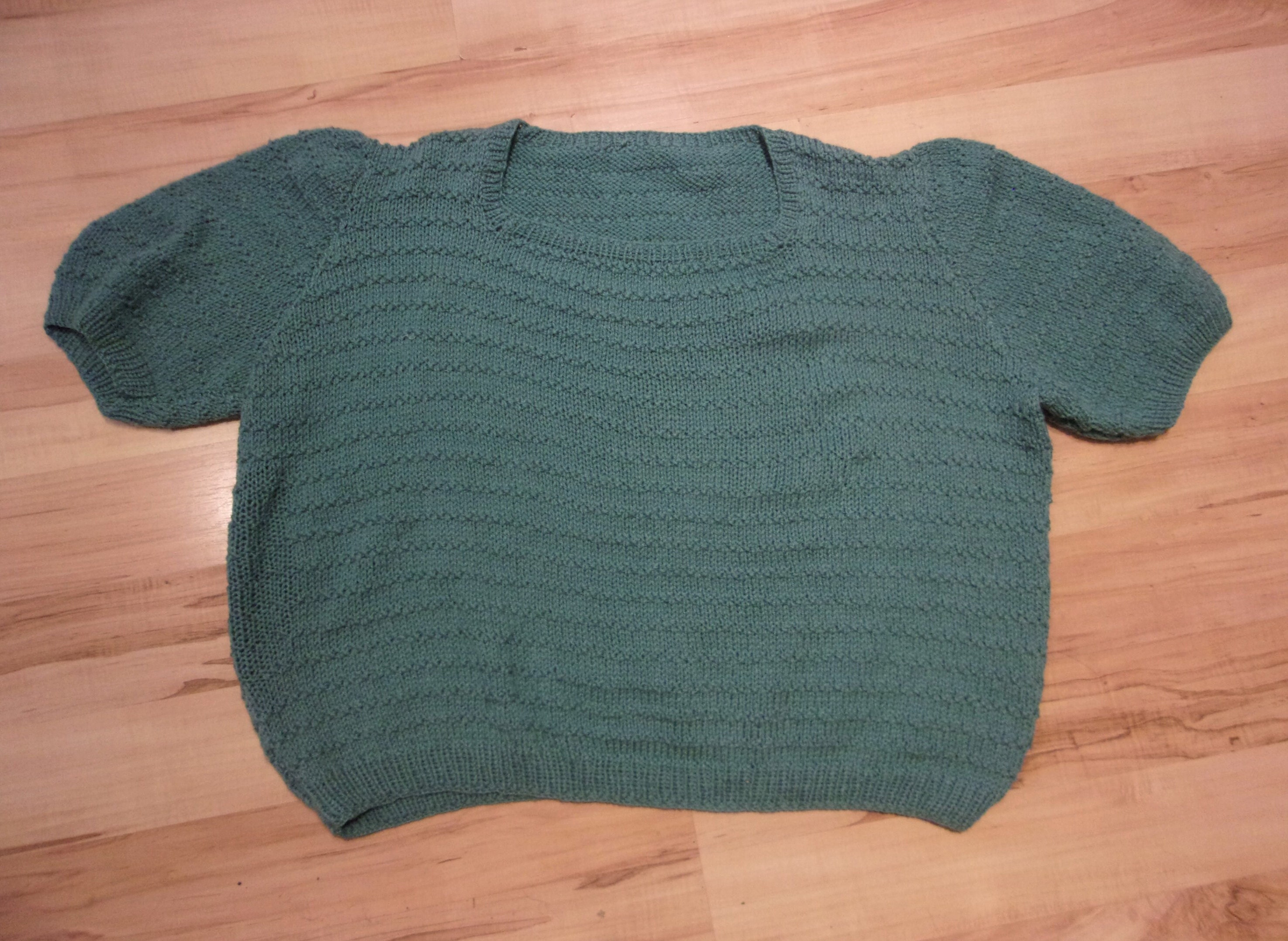 Handgebreid in wol/alpaca mix Kleding Dameskleding Sweaters Pullovers 38-40in buste Dames jaren 1940 Repro Trui 
