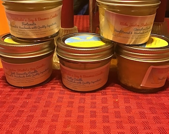 Handcrafted Crystal Jar Candles