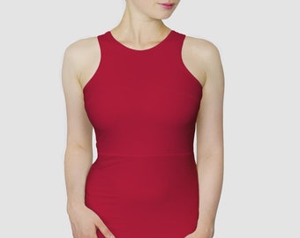 Halter Dress / Red