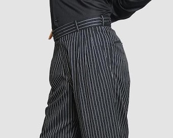 Classic Tango Pants | Black White Stripes Tango Pant | Tango Pant for Men | Tango Pant for Party | Casual Tango Pant | Wide-Leg Tango Pant