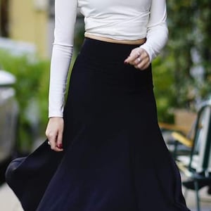Black flare skirt 8x10 sales
