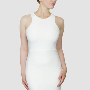 Women&#39;s Halter Dress | Halter Neck Dress | Snow White Collection | Short Sleeve Halter Dress | Women&#39;s White Dress | Hot Charming Dress