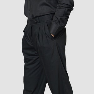 Classic Tango Pants | Black Tango Pant | Tango Pant for Men | Tango Pant for Party | Casual Tango Pant | Wide-Leg Tango Pant | Black Pant