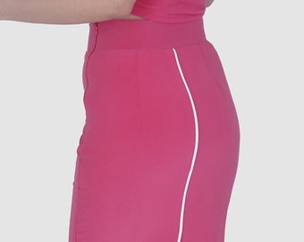 no.1 Skirt / Pink I White / Line Collection
