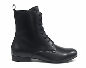 MASCULINE Tango Boots I Androgen Matte Black