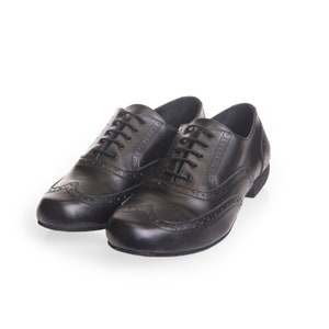 Touchline Tango Shoes for Men H1-2 - Black Leather
