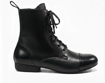 MASCULINE Tango Boots I Androgen Matte Black Pro