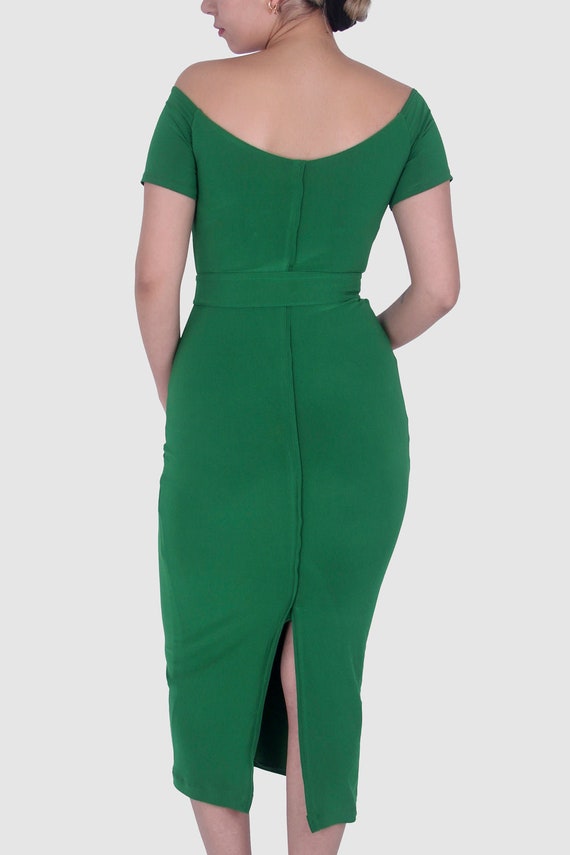 No.3 Dress / Emerald Green - Etsy