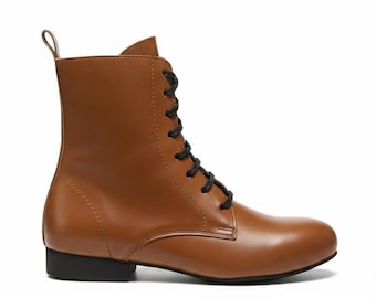 MASCULINE Tango Boots I Androgen Matte Brown