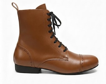 MASCULINE Tango Boots I Androgen Matte Brown Pro