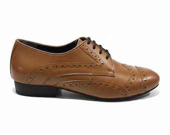 MASCULINE Tango Shoes I Androgen Peanut Butter