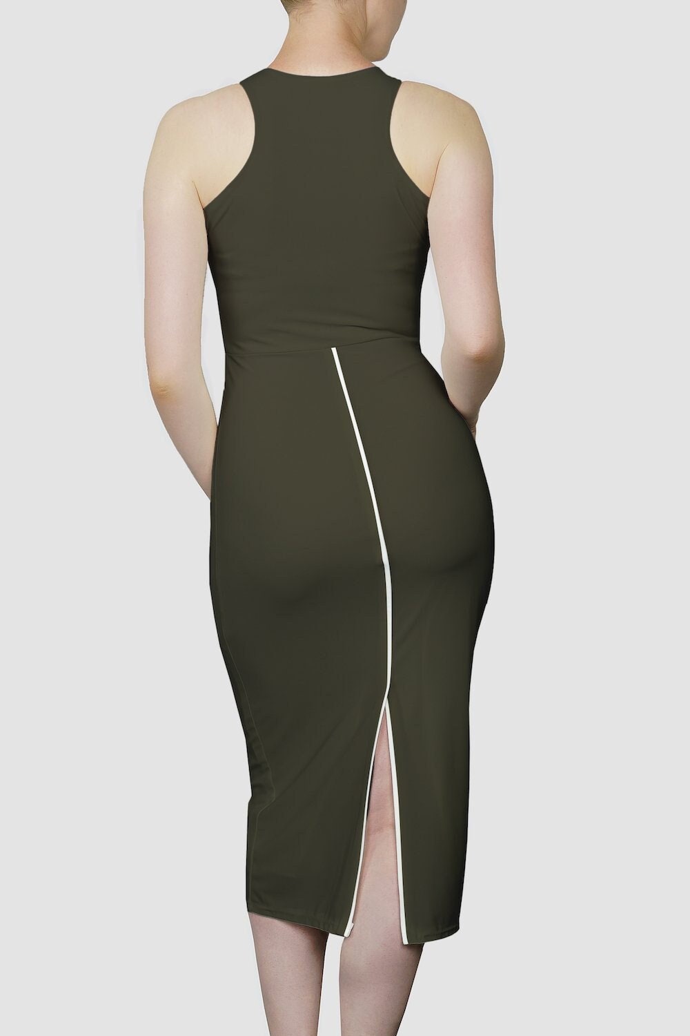 Halter Dress / Khaki - Etsy Halter Dress / Khaki - Etsy