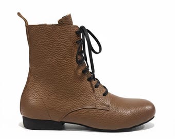 MASCULINE Tango Boots I Androgen Brown Pebble
