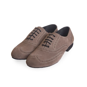 Touchline Tango Shoes for Men H1-2 - Mink Nubuck