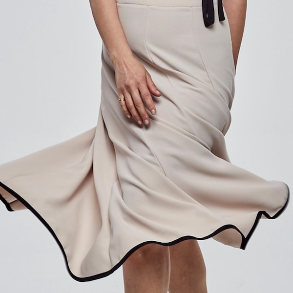 Touchline tangorok / uitlopende rok TRIMMED-serie